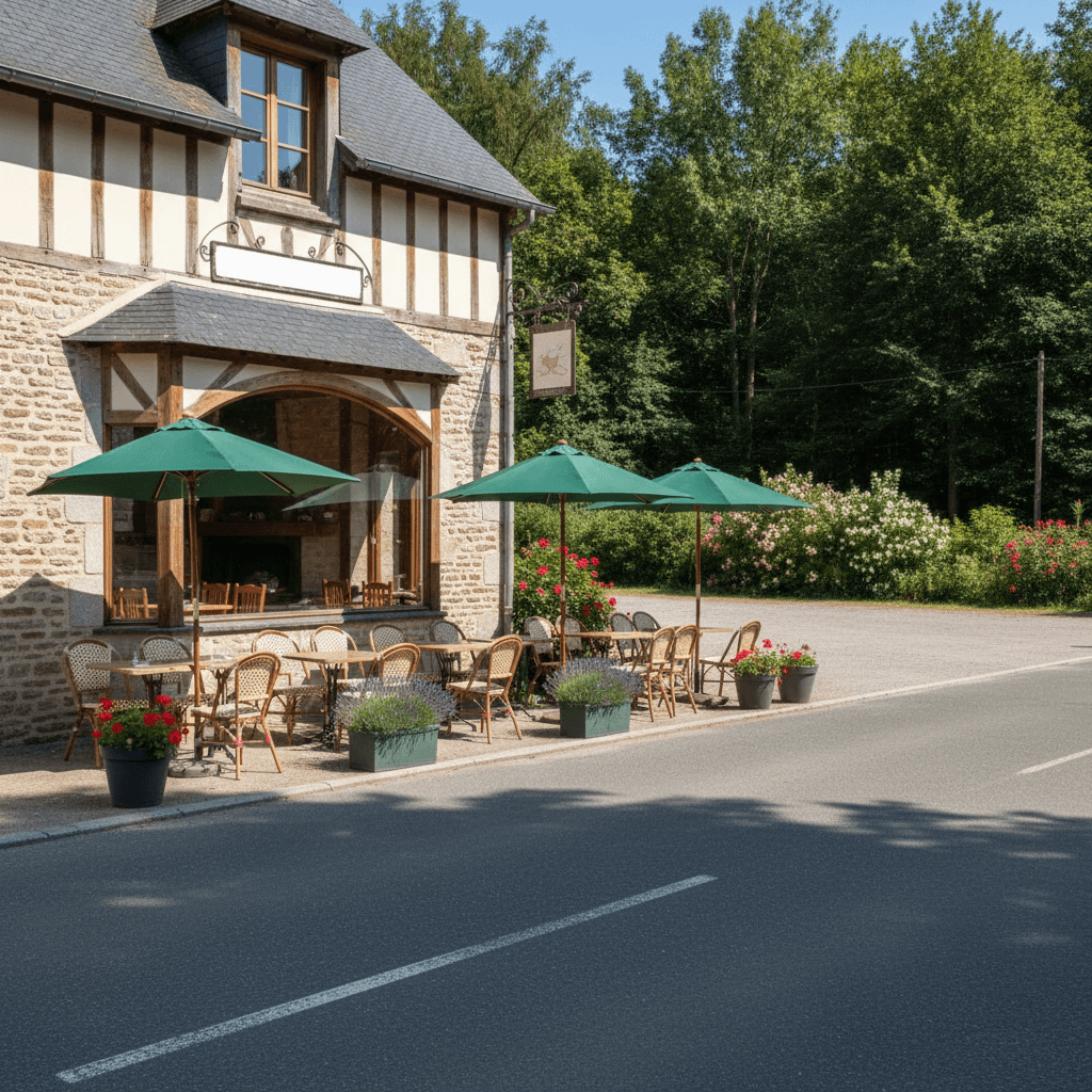 Restaurant 545m² à Dinan : terrasse - licence IV - Image 1