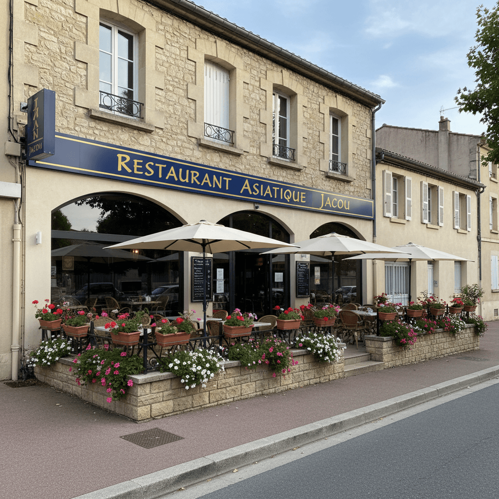 Restaurant 220m² à Jacou : terrasse - extraction - Image 1