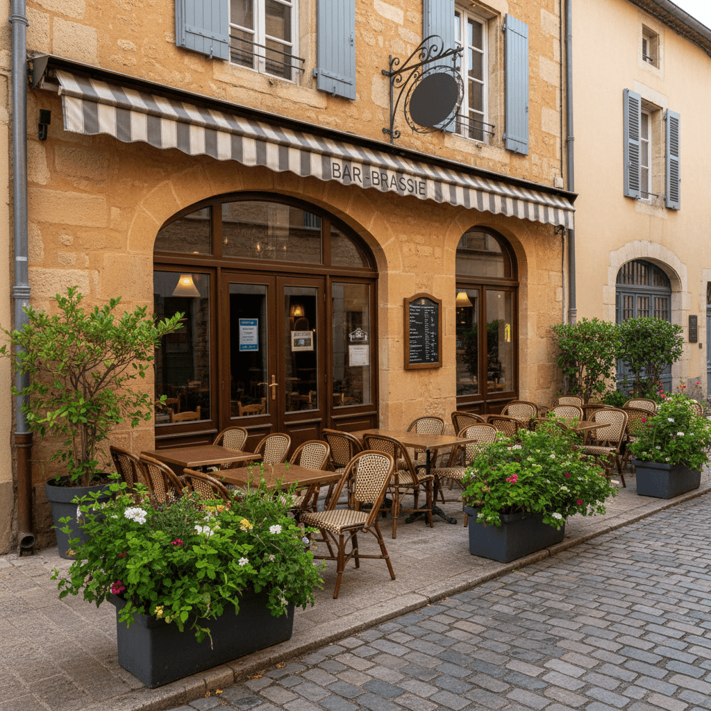 Bar-brasserie 150m² à Montpellier : terrasse - licence IV