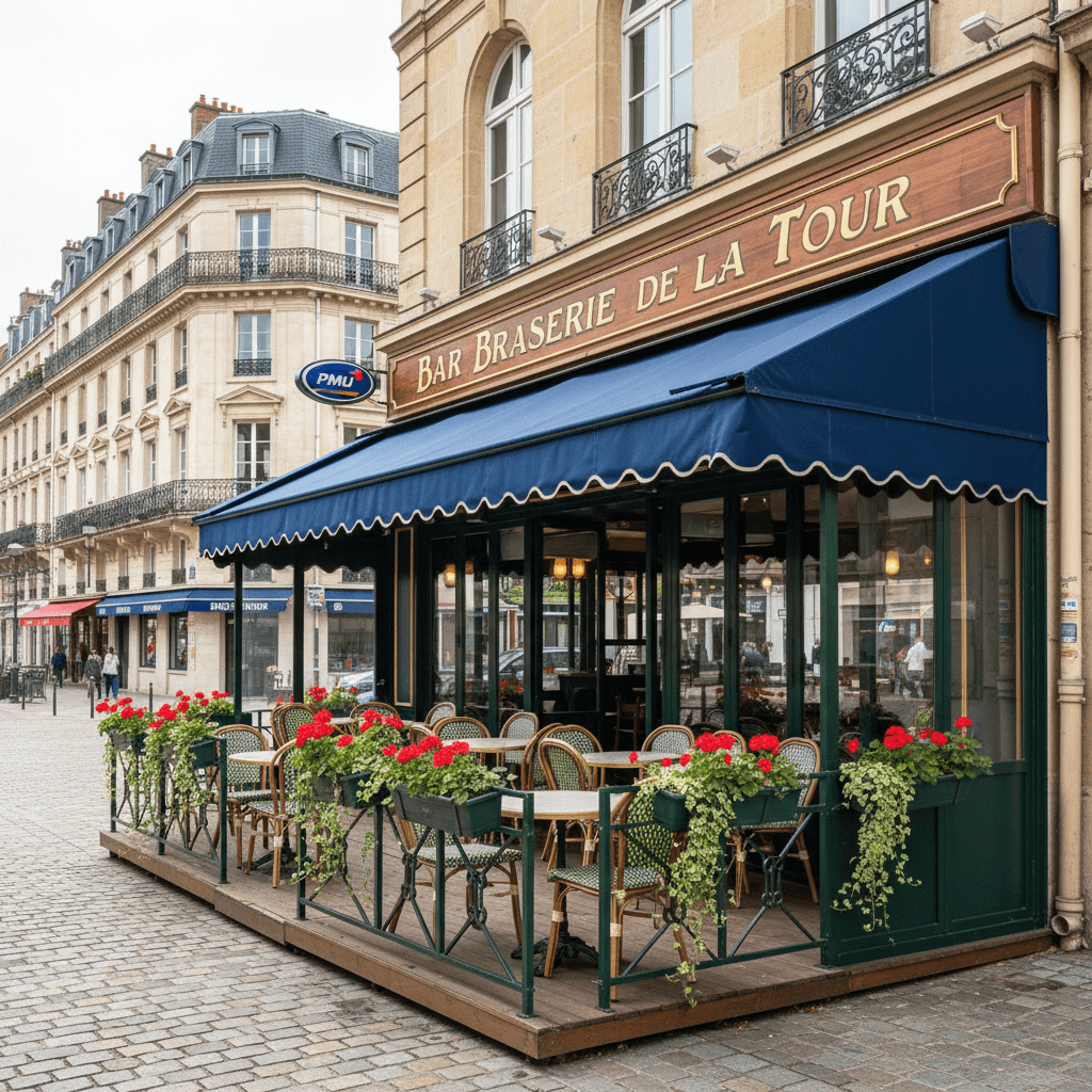 Bar-brasserie à Nantes : terrasse - licence IV - Image 1