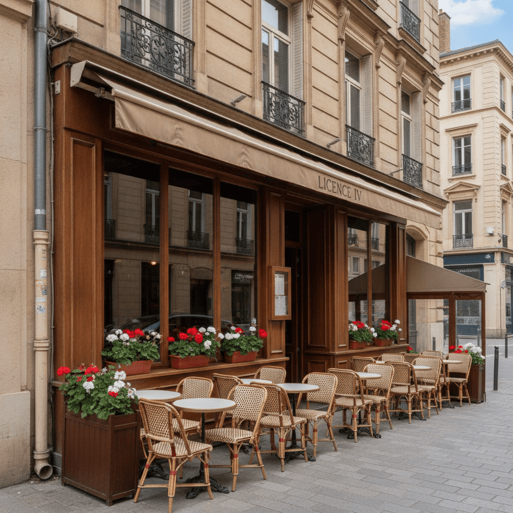 Restaurant à Lyon : terrasse - licence IV
