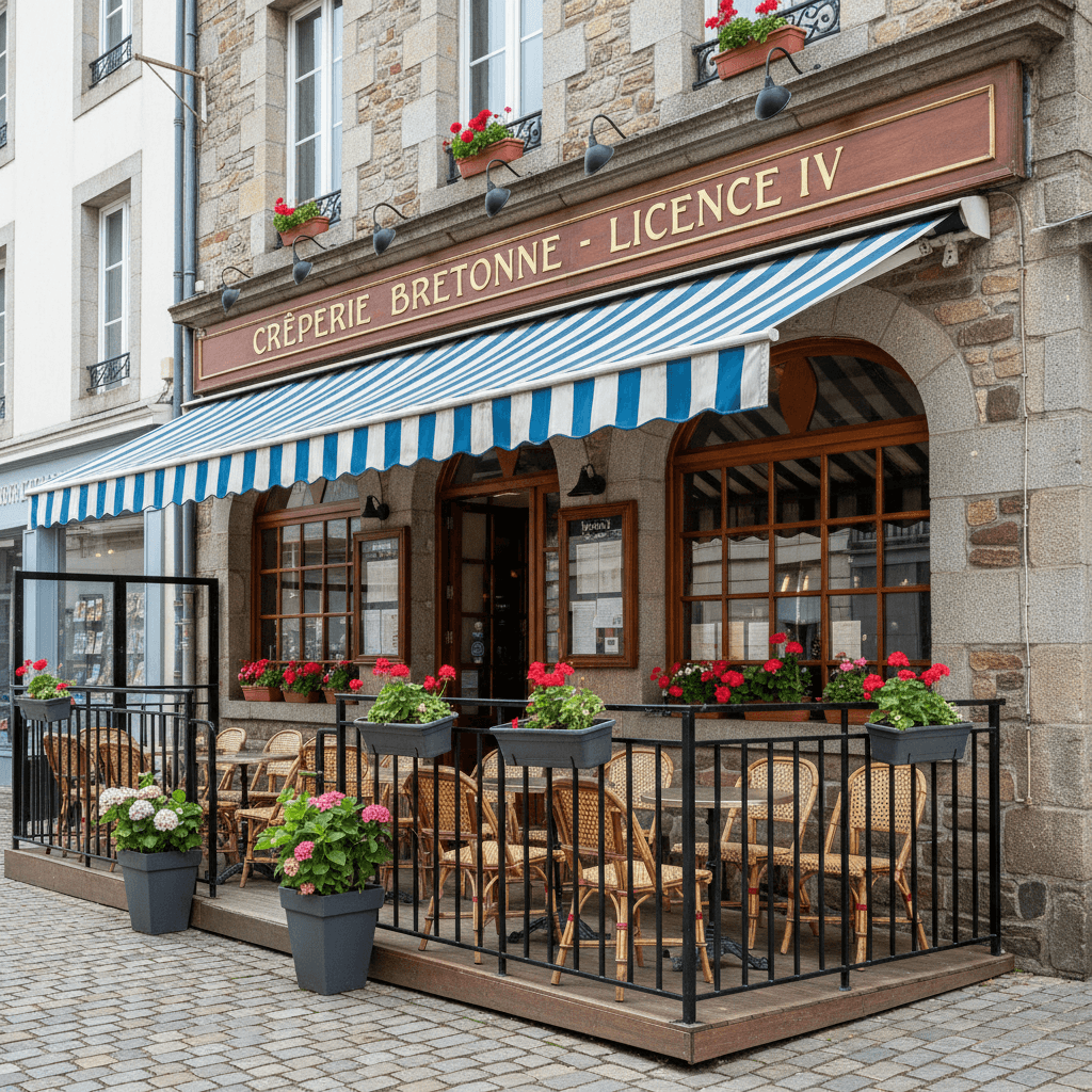 Restaurant à Lorient : terrasse - licence IV - Image 1