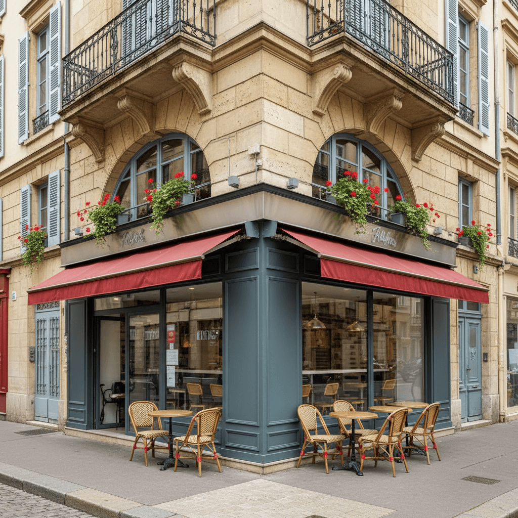 Fast-food à Lyon : terrasse - licence IV - Image 1
