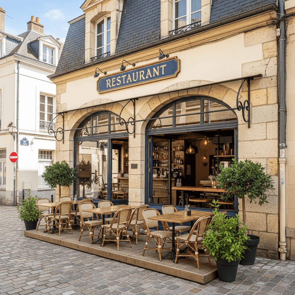 Restaurant 120m² à Nantes : terrasse - licence IV - Image 1
