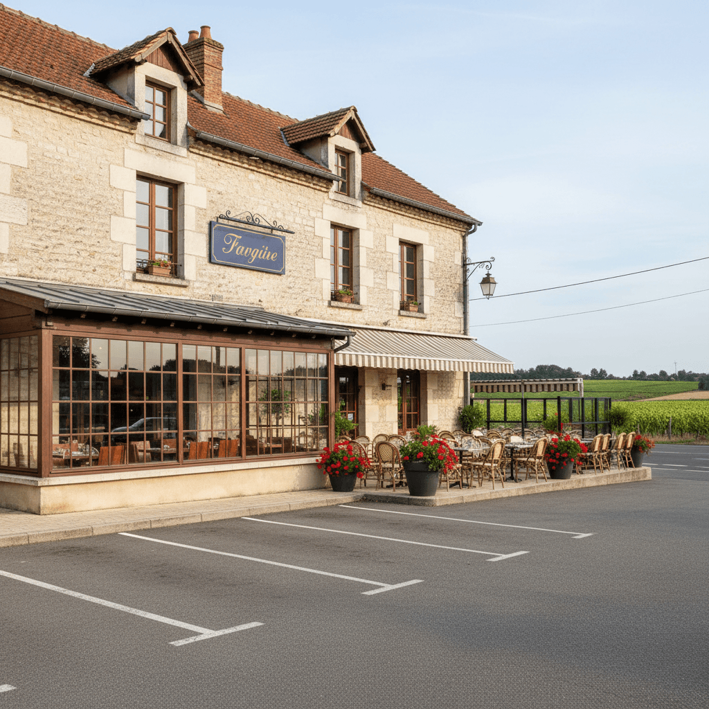 Restaurant à Davayé : terrasse - licence IV - Image 1