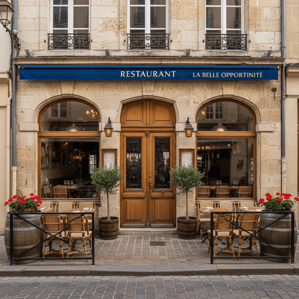 Restaurant à Tours : terrasse - licence IV - Image 1