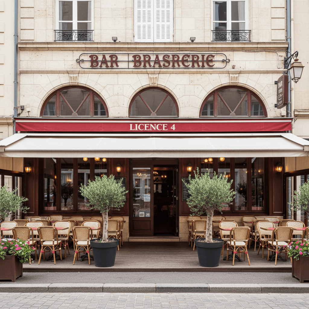 Bar-brasserie 350m² à Mondeville : terrasse - licence IV - Image 1