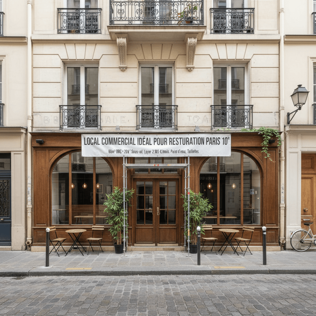 Local commercial idéal pour restauration à Paris 10ᵉ - Image 1