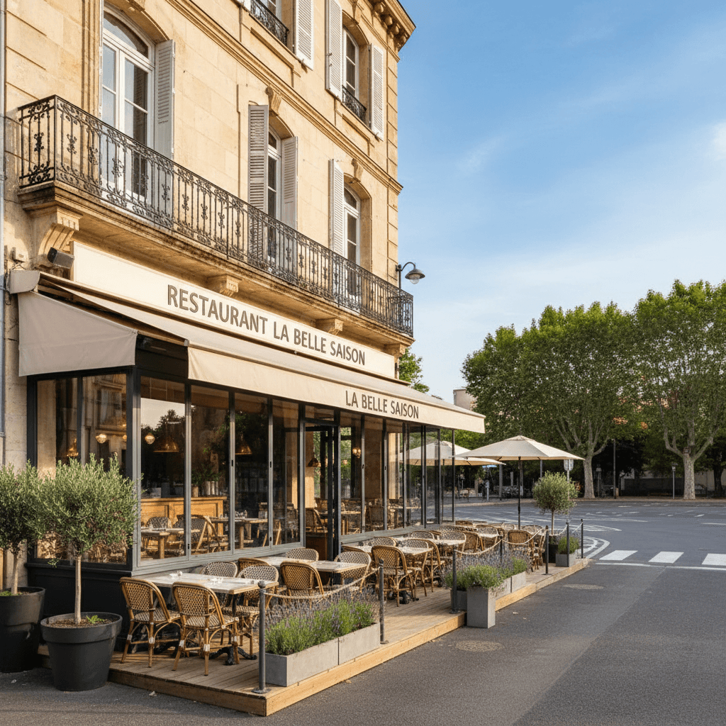 Restaurant à Montpellier : terrasse - licence IV