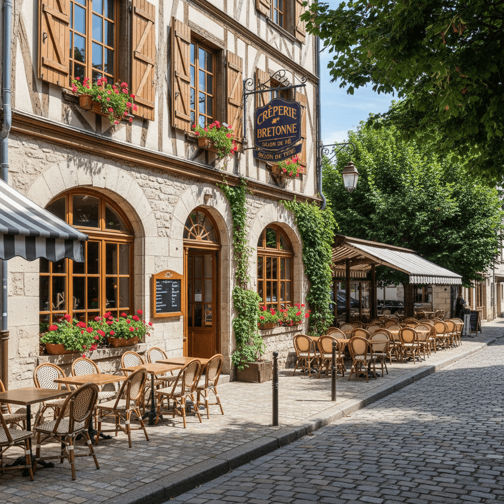Restaurant à Cusset : terrasse - extraction - Image 1