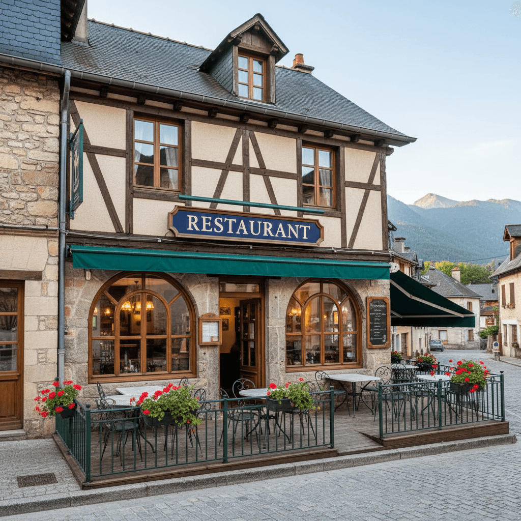 Restaurant 200m² à Arrens-Marsous : terrasse - licence IV - Image 1