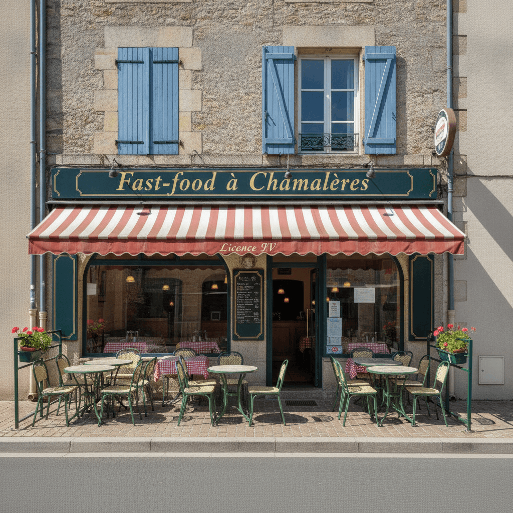 Fast-food 60m² à Chamalières : terrasse - licence IV - Image 1