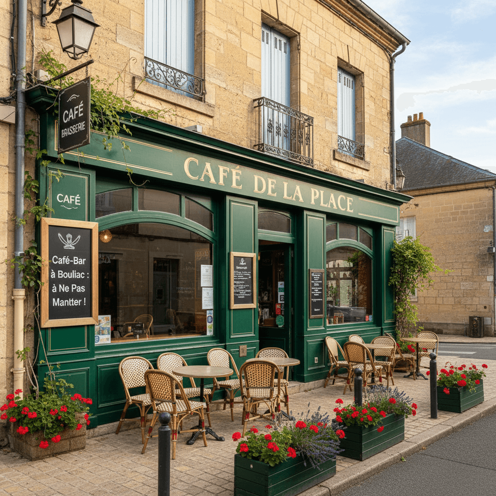 Bar-brasserie 64m² à Bouliac : terrasse - licence IV - Image 1
