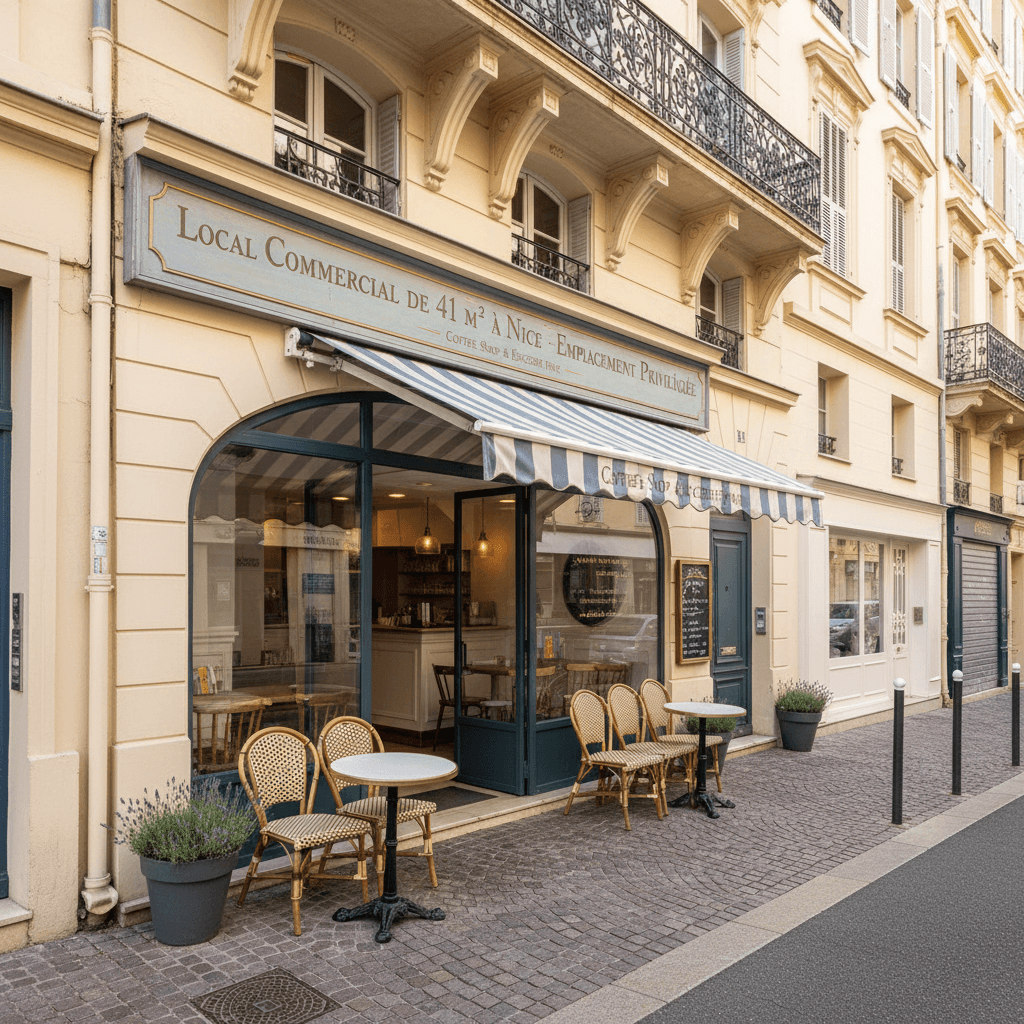 Local Commercial de 41 m² à Nice - Emplacement Privilégié