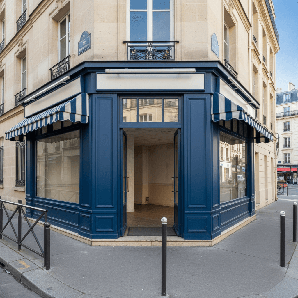 Local vide 33m² à Paris : terrasse - Image 1