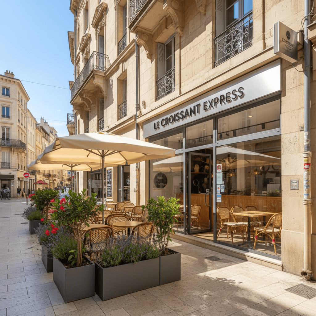 Fast-food 149m² à Montpellier : terrasse - licence IV