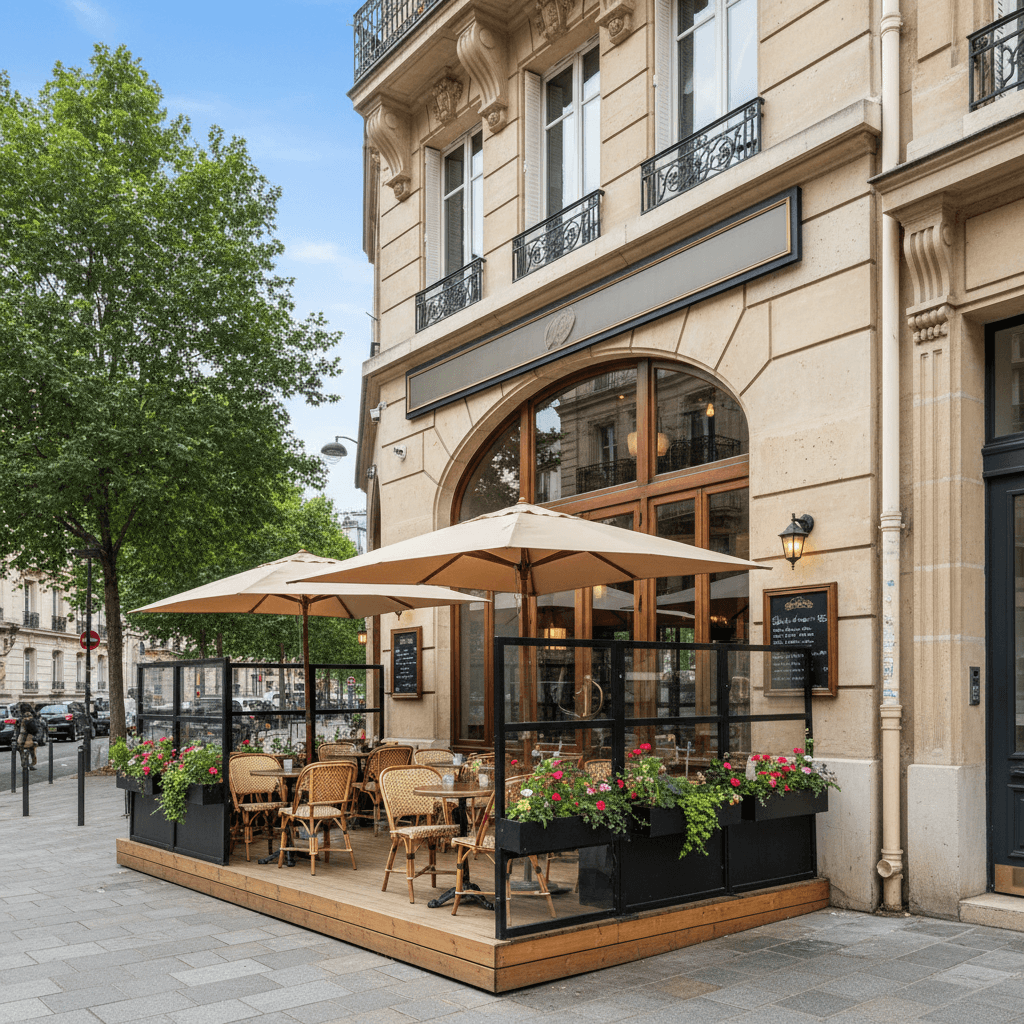 Restaurant 130m² à Paris : extraction