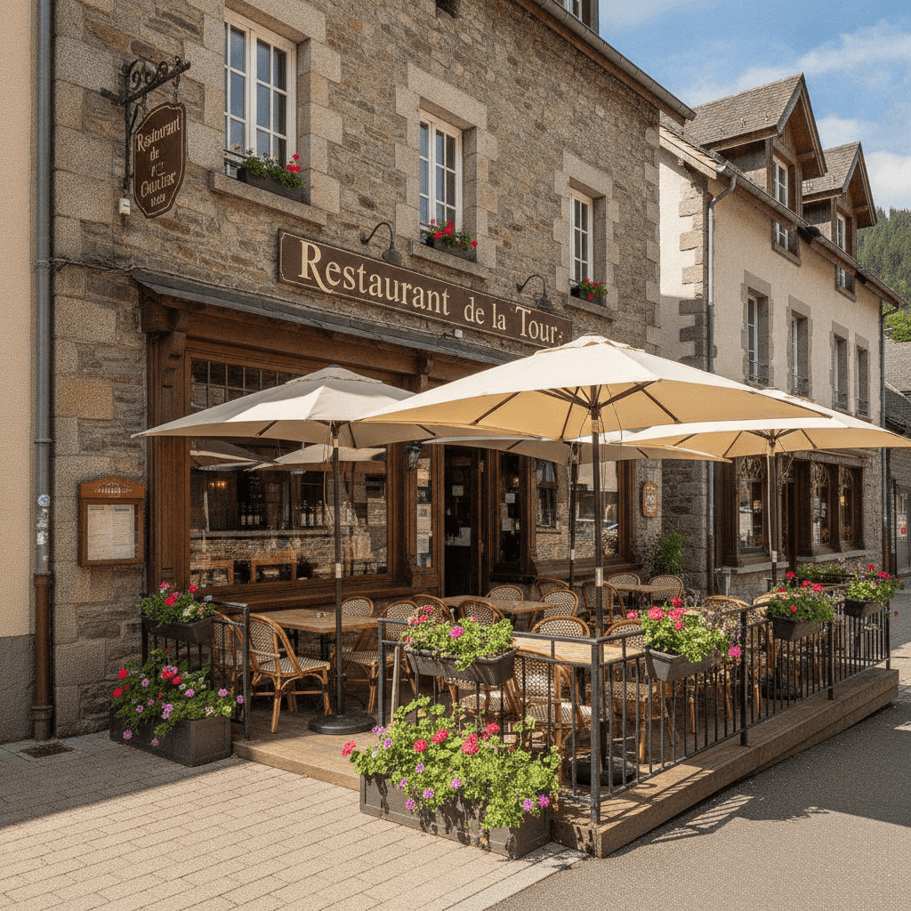Restaurant 162m² à Gérardmer : terrasse - extraction - Image 1