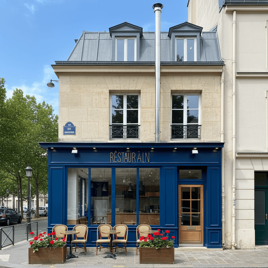 Local de Restauration avec Conduit à Paris - Image 1