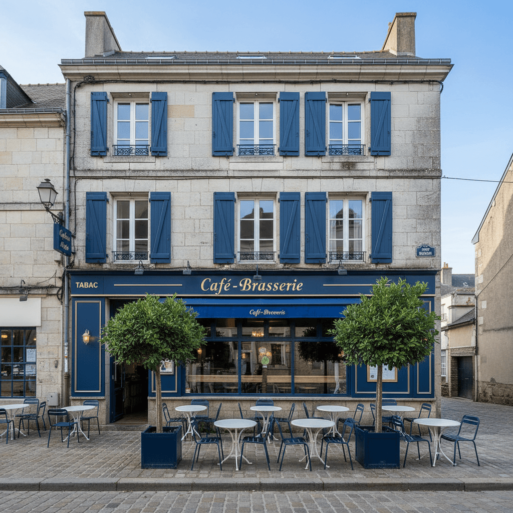 Bar-brasserie 130m² à Guérande : terrasse - licence IV - Image 1