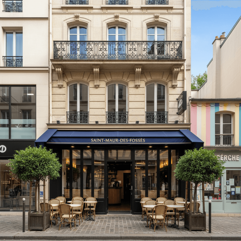 Restaurant 70 couverts à Saint-Maur-des-Fossés : terrasse - Image 1