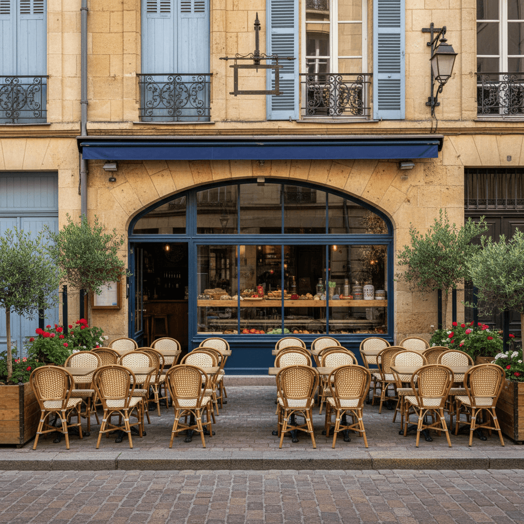 Restaurant 80m² à Grenoble : terrasse - extraction