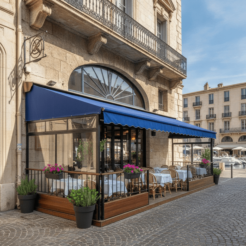 Restaurant 65m² à Cannes : terrasse - licence IV - Image 1