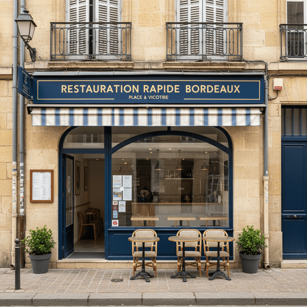 Fast-food 35m² à Bordeaux : extraction - Image 1