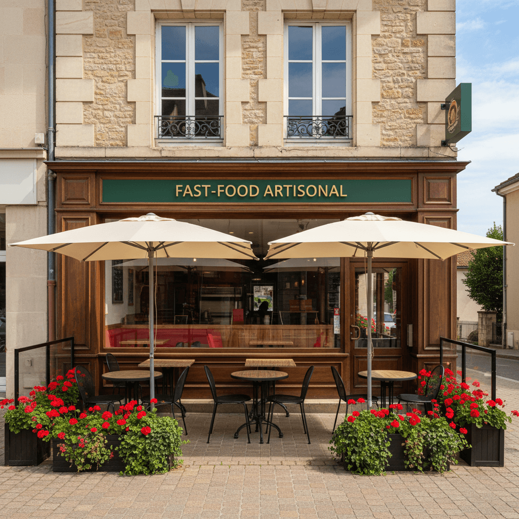 Fast-food 81m² à Craponne : terrasse - licence IV - Image 1