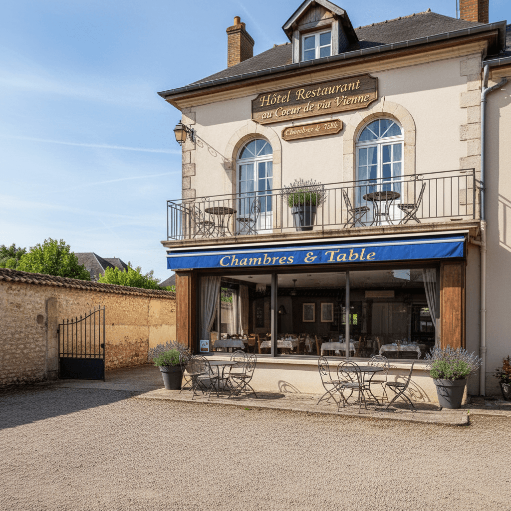 Restaurant à Vienne : terrasse - licence IV - Image 1