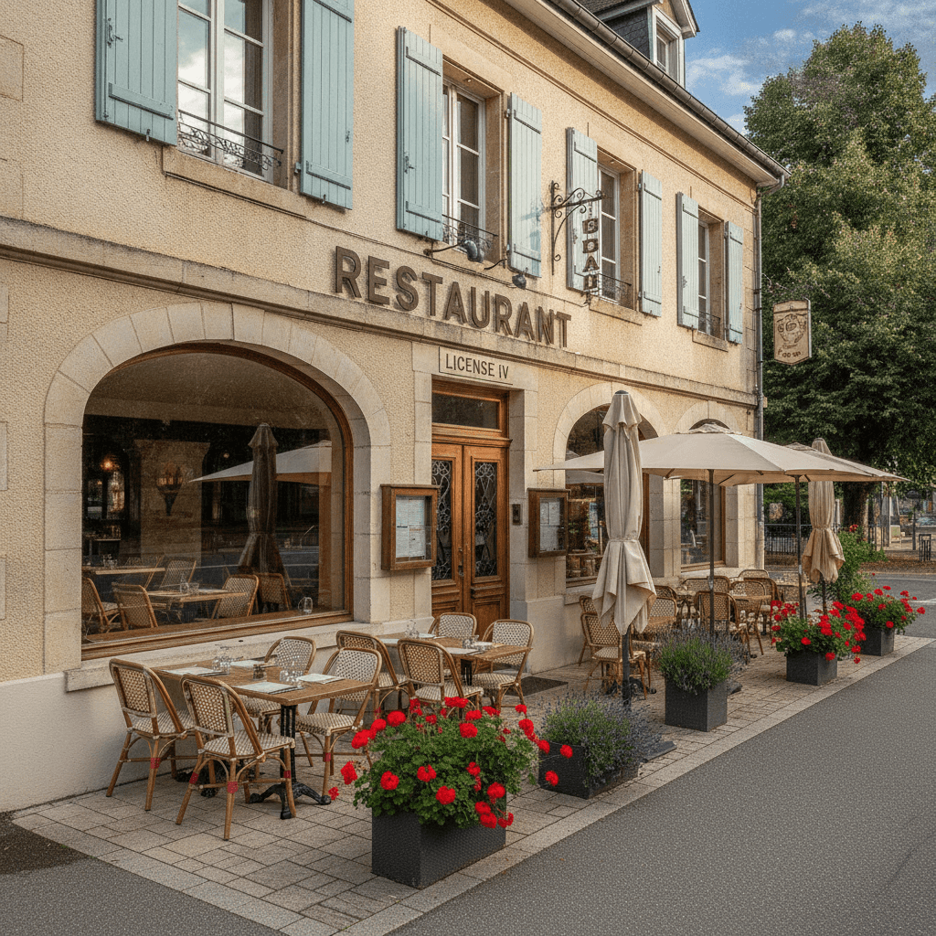 Restaurant 260m² à Allonzier-la-Caille : terrasse - licence IV - Image 1