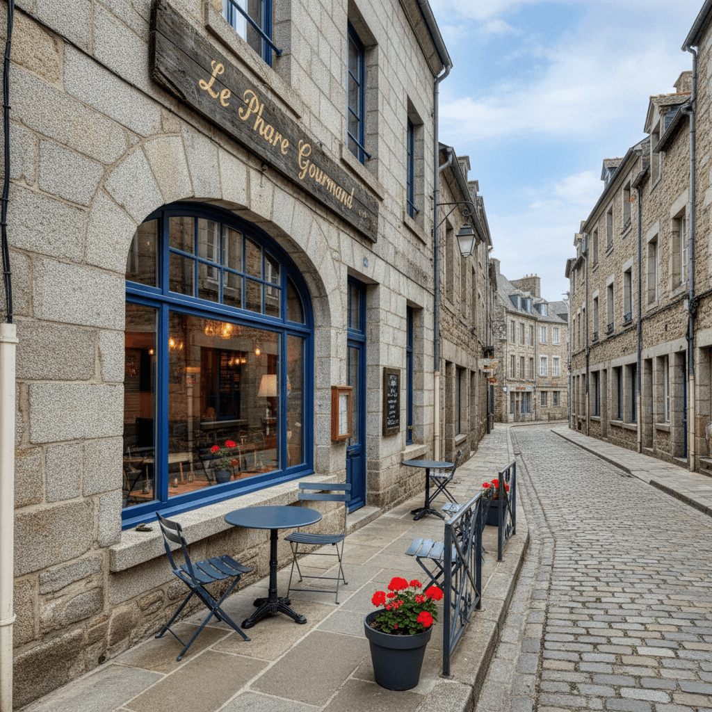 Restaurant à Saint-Malo : terrasse - extraction - Image 1