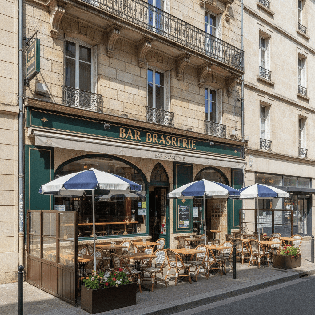 Bar-brasserie 1340m² à Pau : terrasse - licence IV - Image 1