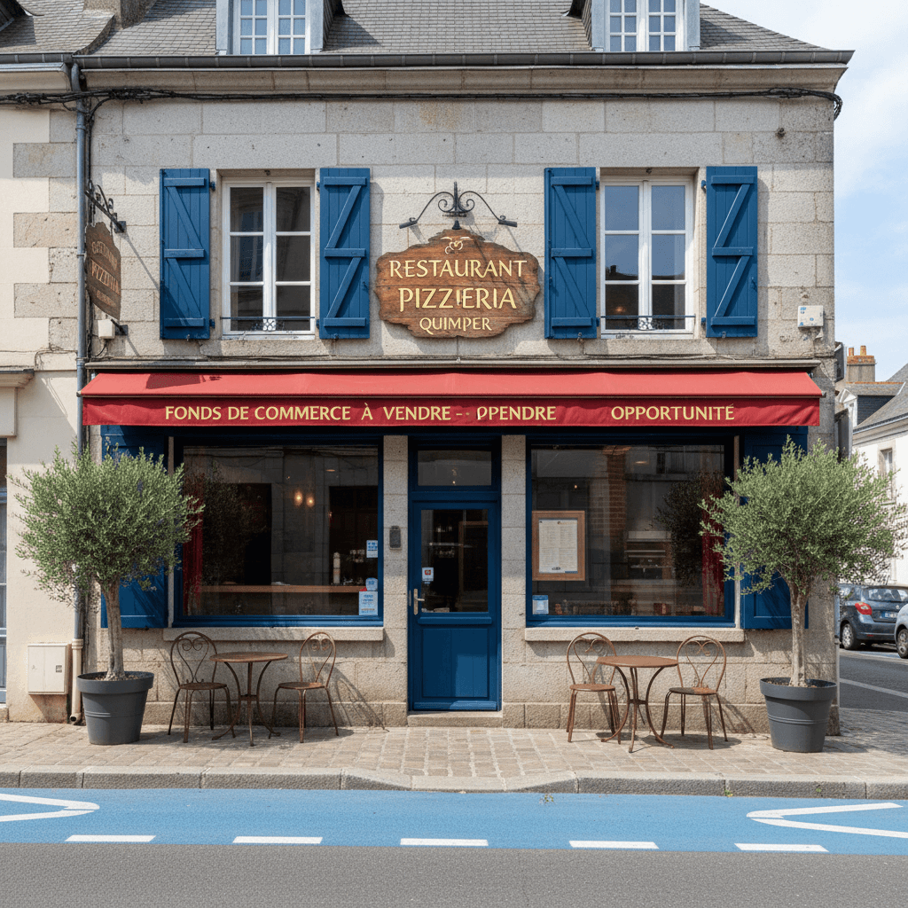 Restaurant 200m² à Quimper : terrasse - licence IV - Image 1