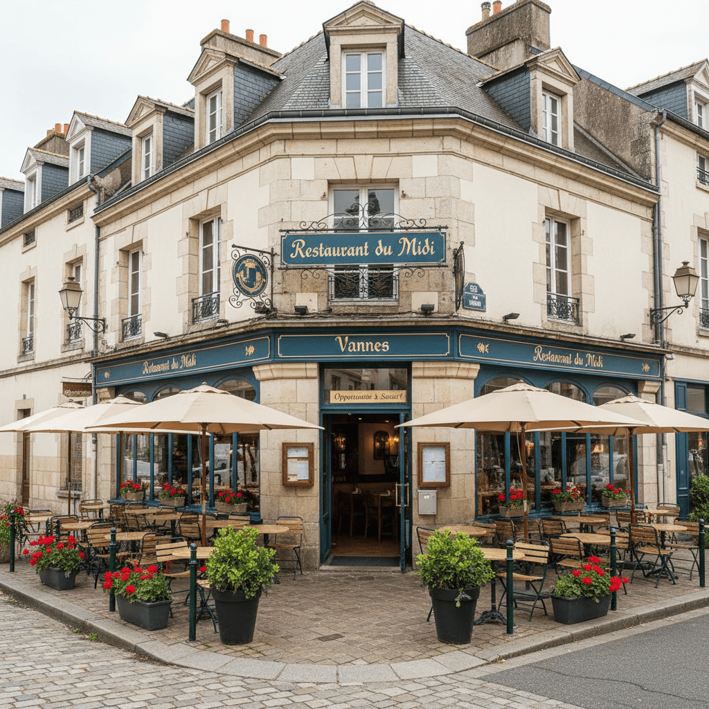 Restaurant à Vannes : terrasse - licence IV - Image 1