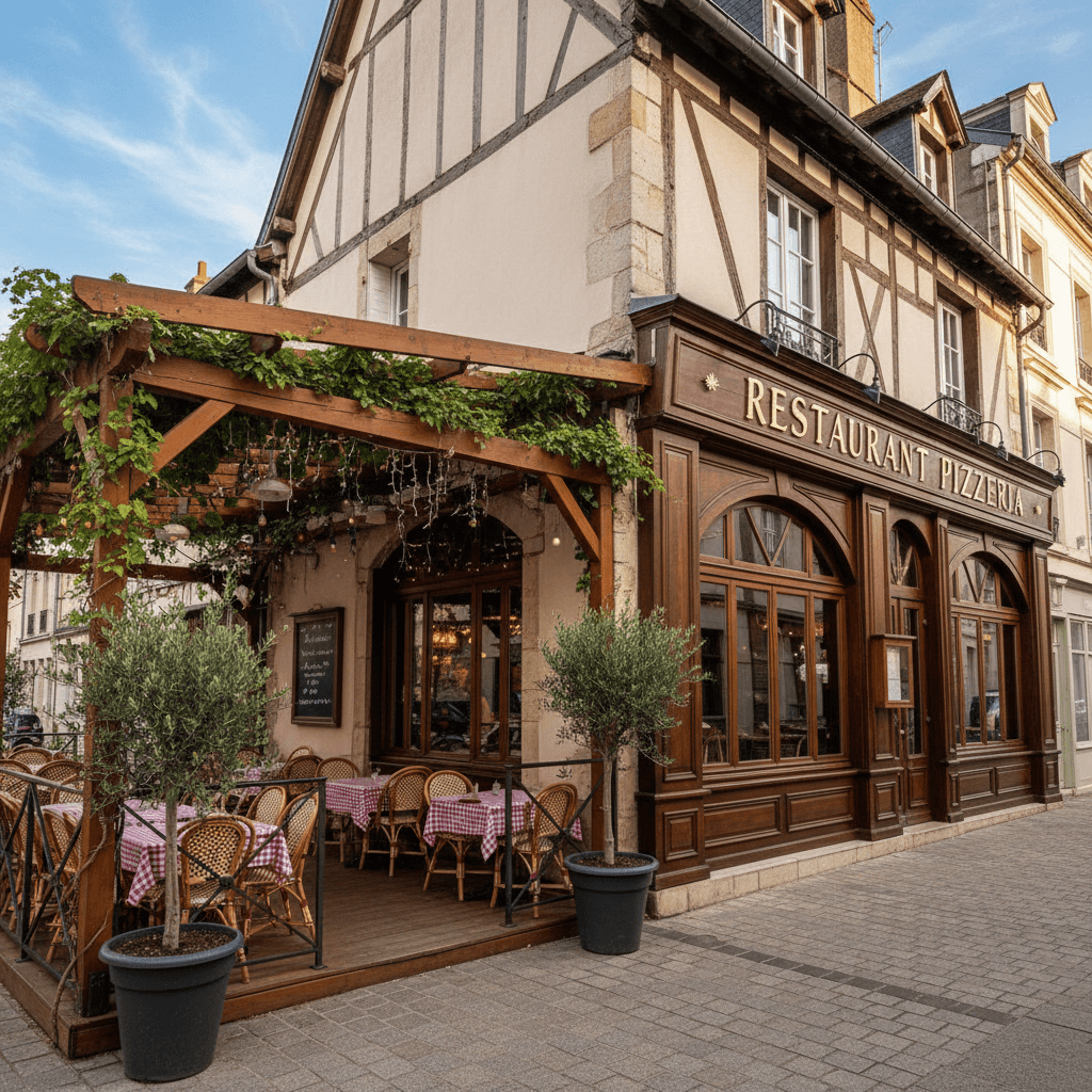 Restaurant 450m² à Alençon : terrasse - licence IV - Image 1