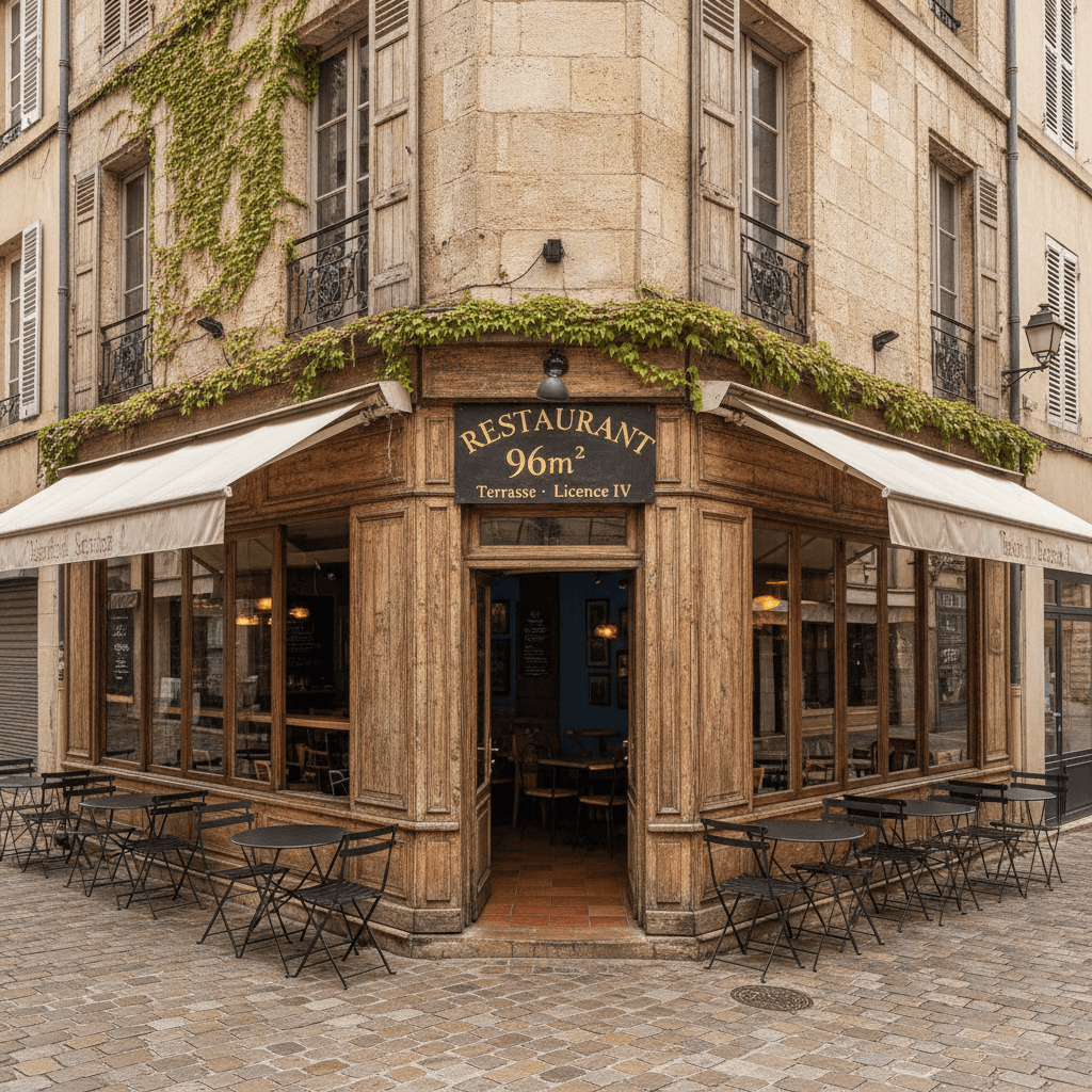 Restaurant 96m² à Toulouse : terrasse - licence IV