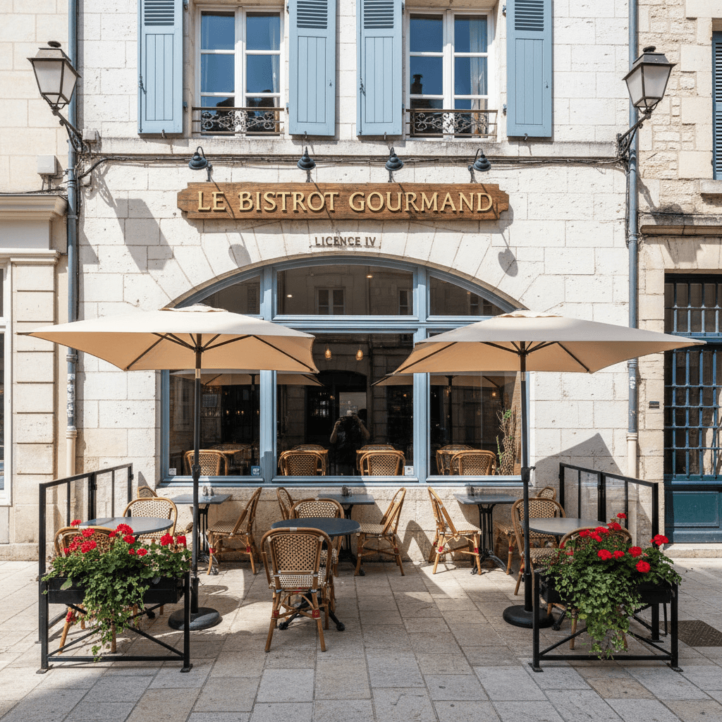 Restaurant à Angers : terrasse - licence IV