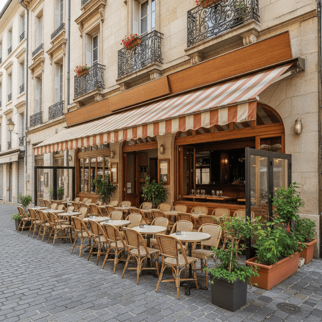 Restaurant 116m² à Aix-les-Bains : terrasse - extraction - Image 1