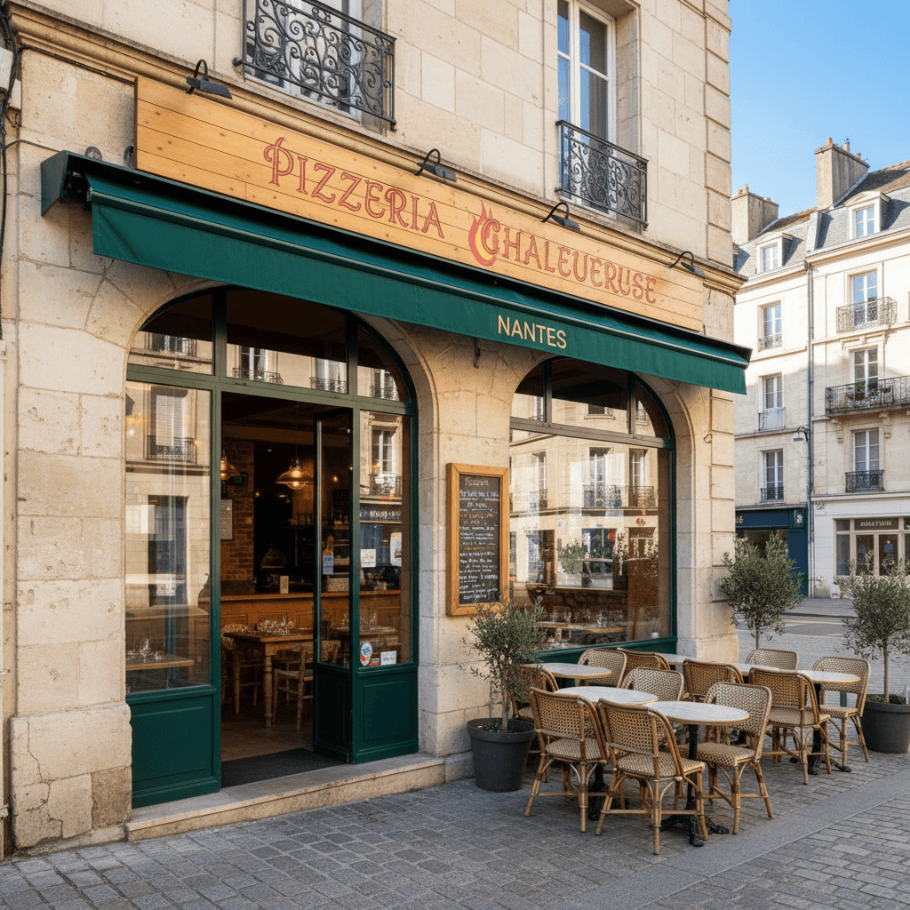 Restaurant 70m² à Nantes : terrasse - extraction - Image 1