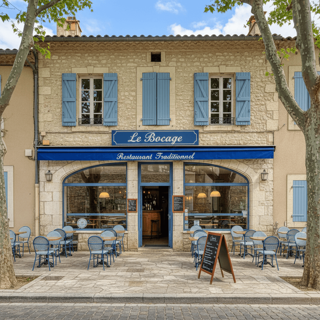 Restaurant 100m² à La Roque-D'Anthéron : terrasse - licence IV - Image 1