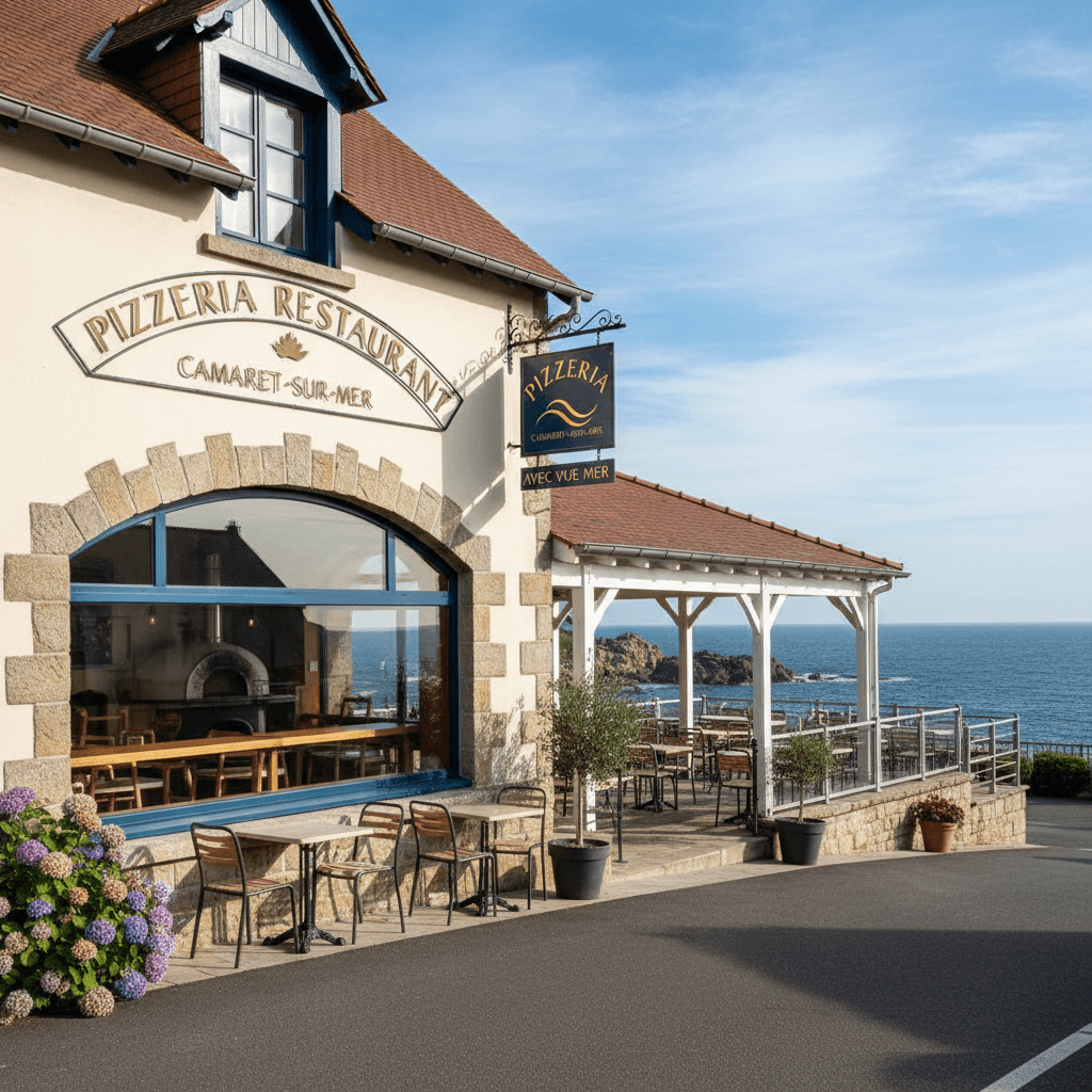 Restaurant 240m² à Camaret-Sur-Mer : terrasse - licence IV - Image 1