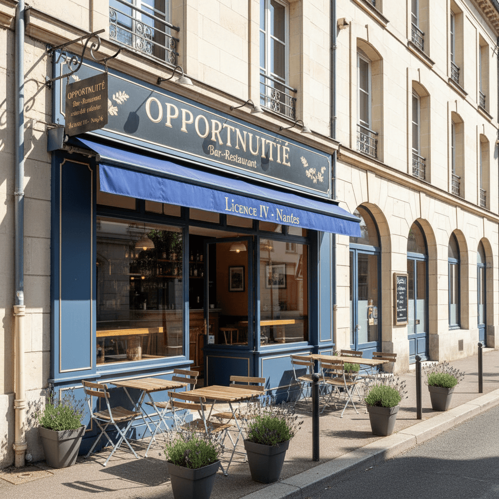 Restaurant 550m² à Nantes : terrasse - licence IV - Image 1