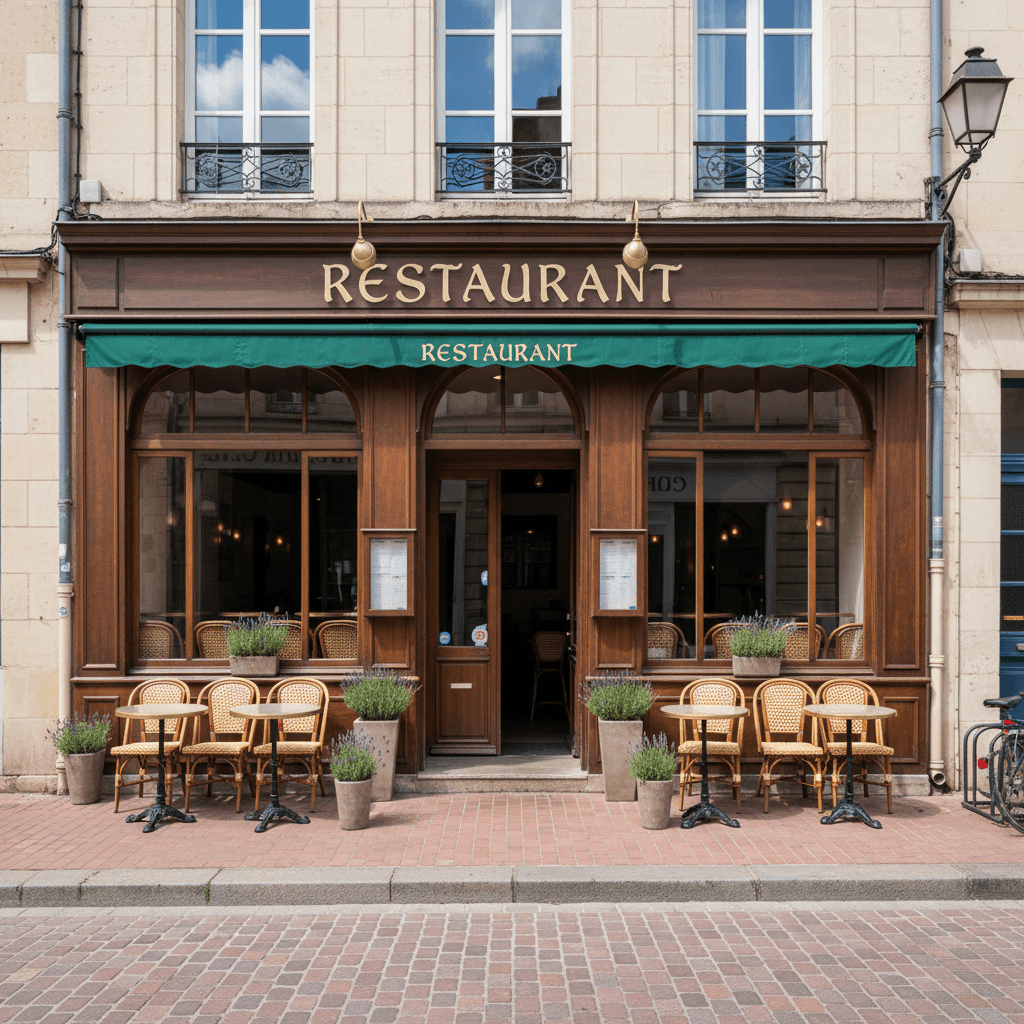 Restaurant 102m² à Angers : terrasse - licence IV