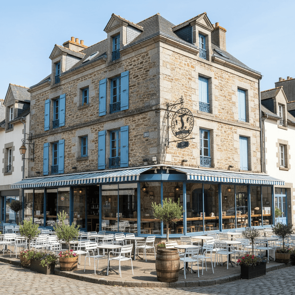 Bar-brasserie 170m² à Camaret-Sur-Mer : terrasse - licence IV - Image 1