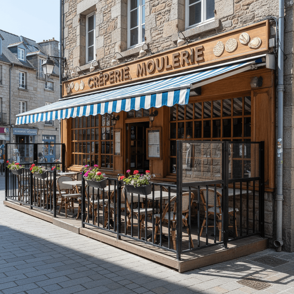 Restaurant à Rennes : terrasse