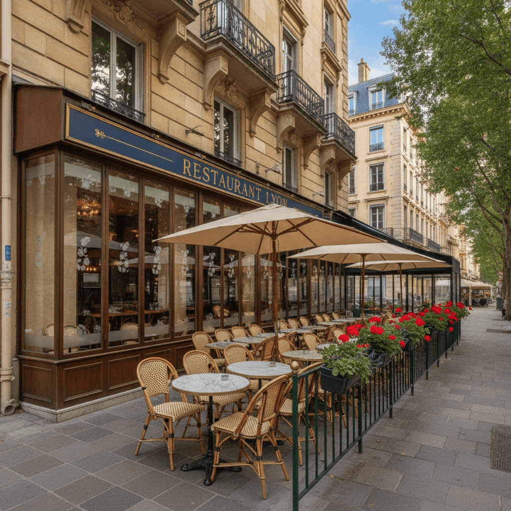 Restaurant 139m² à Lyon : terrasse - licence IV - Image 1