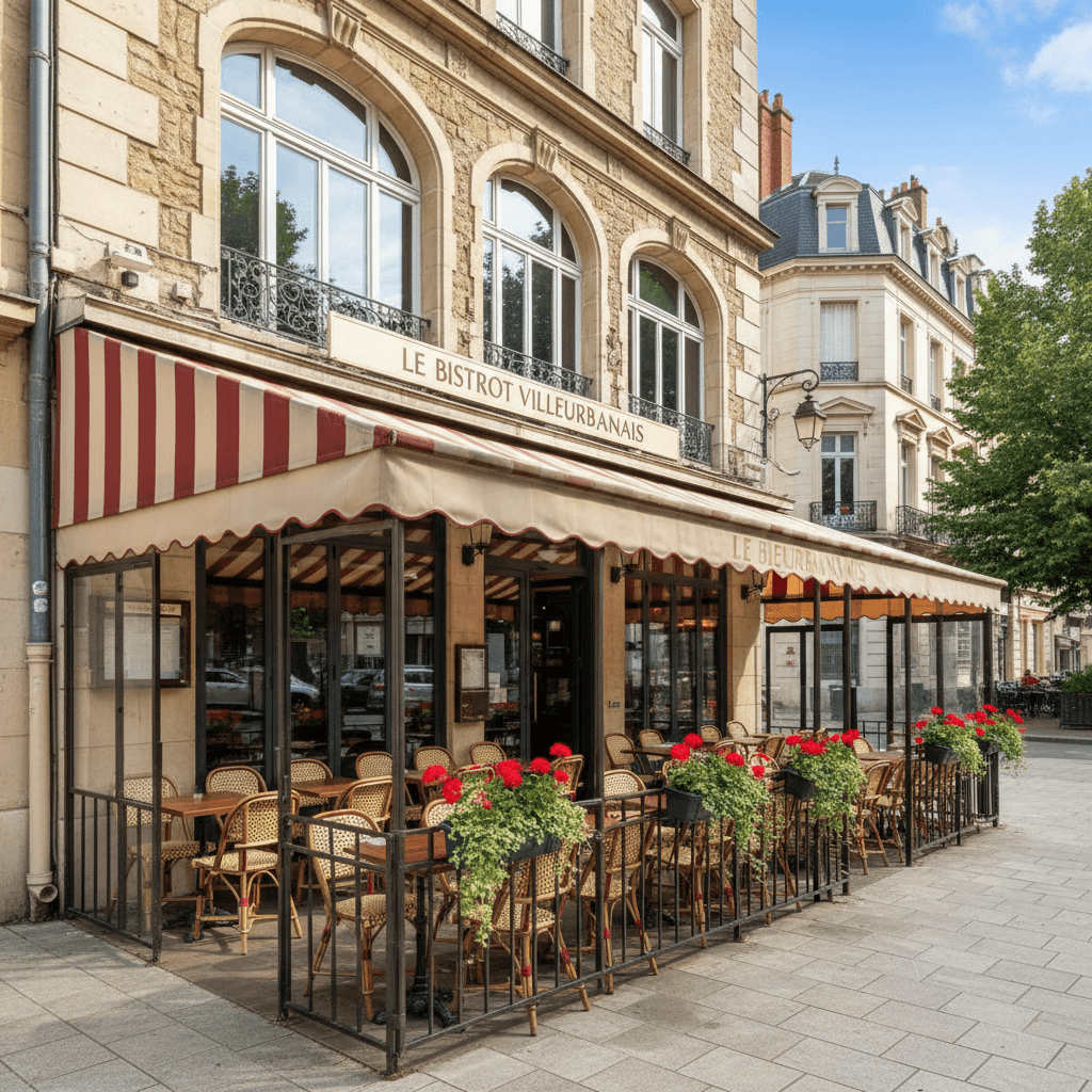 Restaurant à Villeurbanne : terrasse - licence IV - Image 1