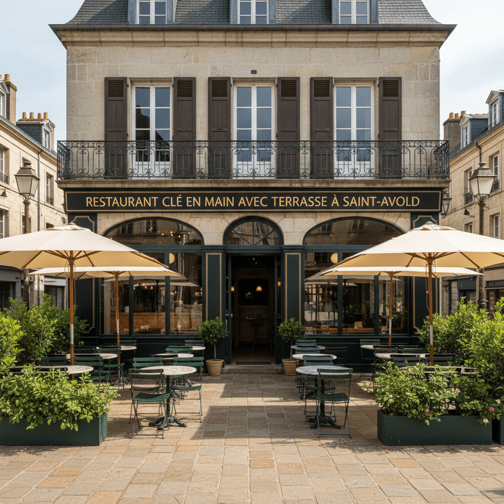 Restaurant 145m² à Saint-Avold : terrasse - licence IV - Image 1
