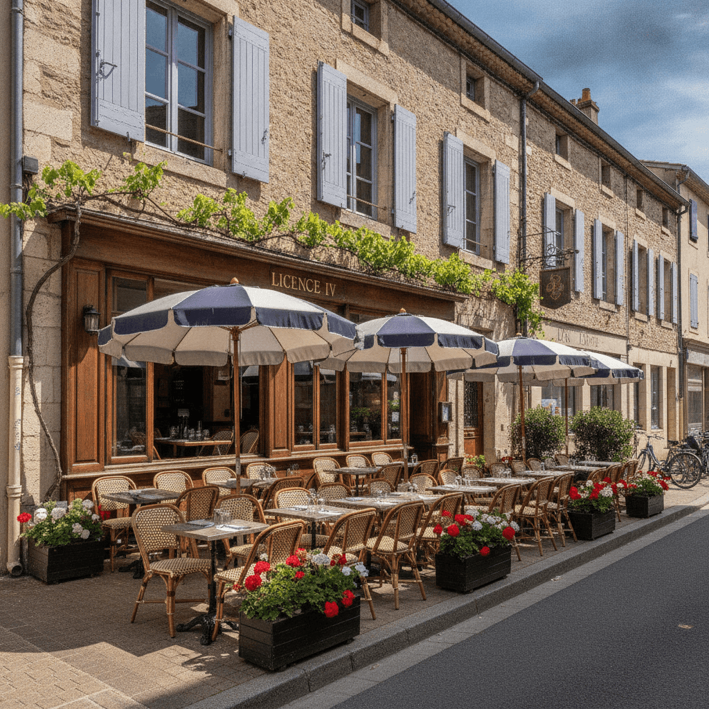 Restaurant à Valence : terrasse - licence IV